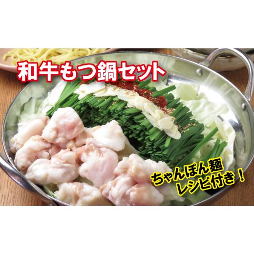 ふるさと納税 埼玉県 新座市 和牛もつ鍋セット（ちゃんぽん麺付き）【白味噌スープ】 (2023／10...