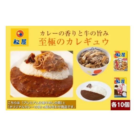 ふるさと納税 埼玉県 嵐山町 松屋 カレー 牛めし 20個 セット 冷凍 牛丼 カレー　【 詰め合わ...