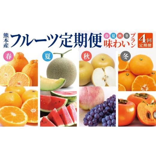ふるさと納税 果物の詰合せ 熊本県 和水町  定期便4回 嬉しい 季節の新鮮フルーツ定期便 春夏秋冬...