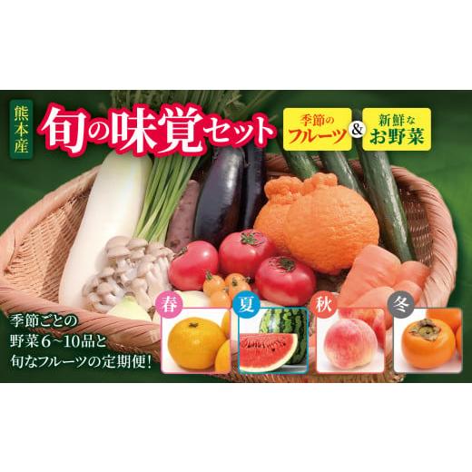 ふるさと納税 果物の詰合せ 熊本県 和水町 旬の味覚セット 季節のフルーツ・熊本の新鮮お野菜(6〜1...