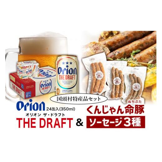 ふるさと納税 沖縄県 国頭村 【ビール特産品セット】オリオン ザ・ドラフト＆くんじゃん命豚(ぬちぶた...