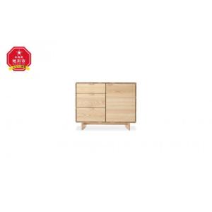 ふるさと納税 家具 収納家具 北海道 旭川市 旭川家具 WOW WAO(ワオ) サイドボード パネル脚 国産 無垢 インテリア 木製 収納 ナチュラル キャビネット サイド…