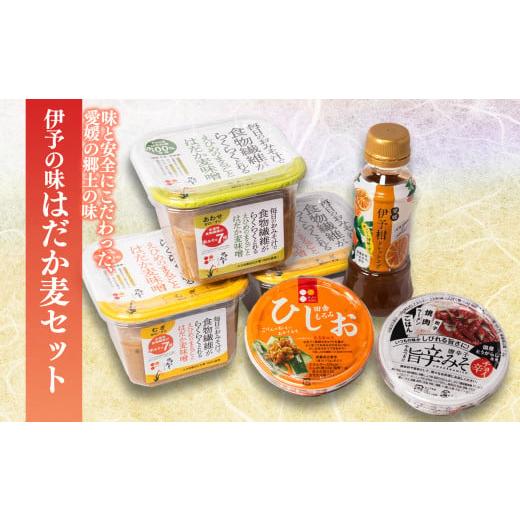 ふるさと納税 味噌 愛媛県 松前町 伊予の味 はだか麦セット | はだか麦 はだかむぎ 味噌 みそ ...