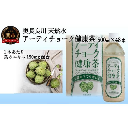 ふるさと納税 岐阜県 関市 S20-20 アーティチョーク健康茶 48本（500ml24本入×2ケー...