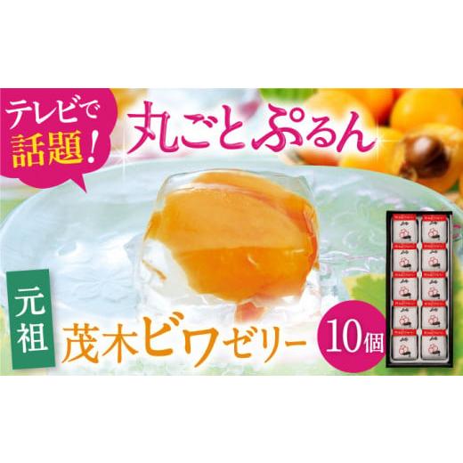 ふるさと納税 長崎県 長崎市 茂木 ビワゼリー 10個 ／ 枇杷 ビワ びわ びわぜりー ゼリー 長...