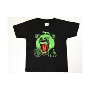 ふるさと納税 北海道 夕張市 メロン熊　ロックなTシャツ（子ども用）90サイズ　W8