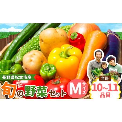 ふるさと納税 長野県 松本市 子育て農家の野菜セット（Mサイズ）農薬・化学肥料不使用 | 無農薬 野...