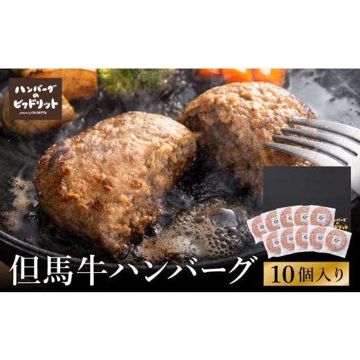ふるさと納税 ハム・ソーセージ・ハンバーグ 兵庫県 豊岡市 人気ハンバーグ店の但馬牛ハンバーグ 10...
