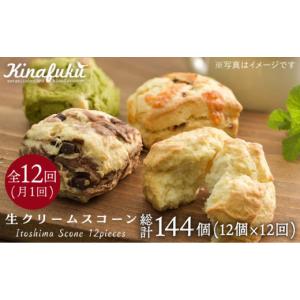 ふるさと納税 焼菓子・チョコレート 福岡県 糸島市 全12回 定期便 スコーン の イメージ 変えてみませんか ？ 定番 スコーン 12個 セット 焼き菓子 焼菓子 洋…