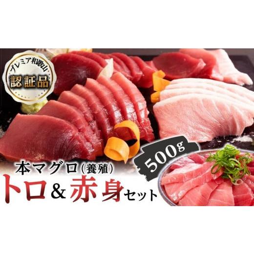 ふるさと納税 マグロ 和歌山県 那智勝浦町 プレミア和歌山認証品 本マグロ（養殖）トロ＆赤身セット　...