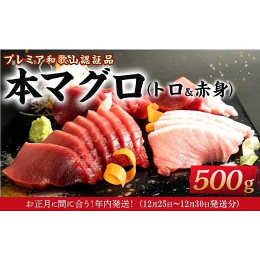 ふるさと納税 マグロ 和歌山県 那智勝浦町 ［年内発送］プレミア和歌山認証品 本マグロ（養殖）トロ＆...