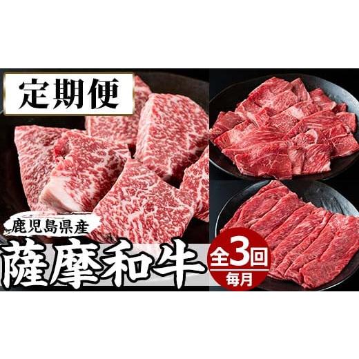 ふるさと納税 牛肉 モモ 鹿児島県 日置市 No.726 定期便・全3回(連続) 薩摩和牛の赤身牛肉...