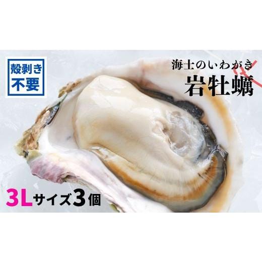 ふるさと納税 島根県 海士町 【のし付き】海士のいわがき 殻なし巨大3Lサイズ×3個（960g〜1....