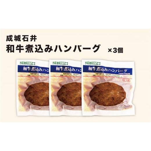 ふるさと納税 千葉県 市原市 成城石井　和牛煮込みハンバーグ　3個 [No.5689-0590]