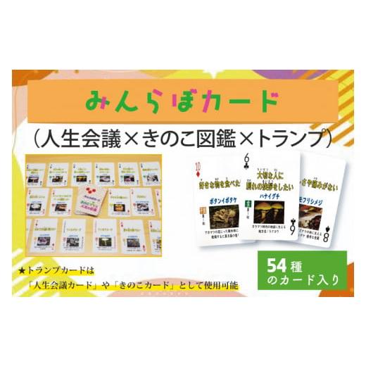 ふるさと納税 岩手県 紫波町 BS001 みんらぼカード（人生会議×きのこ図鑑×トランプ）