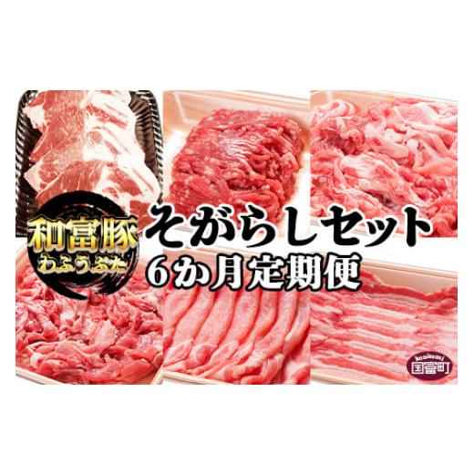 ふるさと納税 宮崎県 国富町 ＜6か月定期便 和富豚 そがらしセット 2.9kg＞翌月末迄に第一回目...