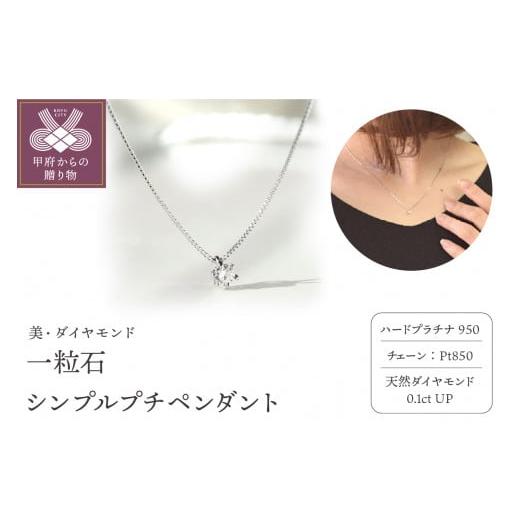 ふるさと納税 アクセサリー ネックレス 山梨県 甲府市 〈 甲府ジュエリー 〉 美・ダイヤモンド H...