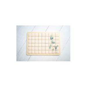 ふるさと納税 雑貨・日用品 大阪府 茨木市 吸水&速乾 洗える 珪藻土タイルバスマット ユーカリ(コンパクト／Mサイズ) 1277171