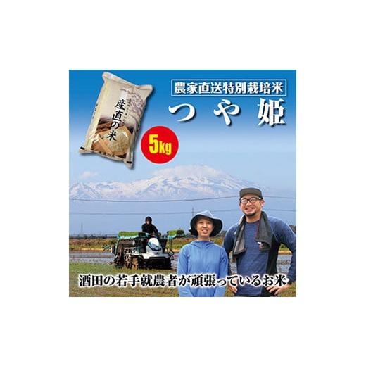 ふるさと納税 山形県 - 令和5年産 庄内地方の若手就労者が頑張っているお米 特別栽培米 つや姫5k...