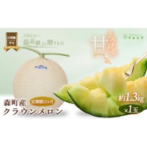 ふるさと納税 メロン メロン青肉 静岡県 森町...の詳細画像1