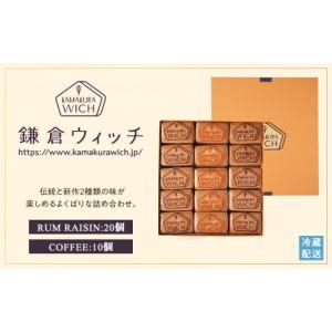 ふるさと納税 焼菓子・チョコレート 神奈川県 鎌倉市 鎌倉ウィッチ「鎌倉ウィッチアソート 30個入（ラムレーズン 20個・コーヒー 10個）」