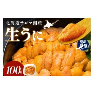 ふるさと納税 北海道 北見市 サロマ湖産 塩水生うに