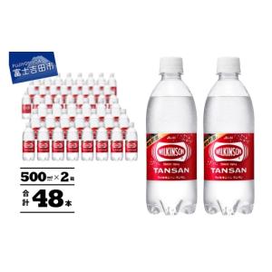 ふるさと納税 炭酸飲料 ソーダ水 山梨県 富士吉田市 10月発送 炭酸水 ウィルキンソン　タンサン　PET500ml×2箱(48本入り) 10月発送