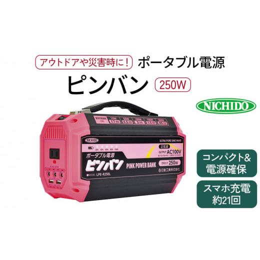 ふるさと納税 大阪府 寝屋川市 ポータブル電源ピンバン｜250W 100V 正弦波インバーター アウ...