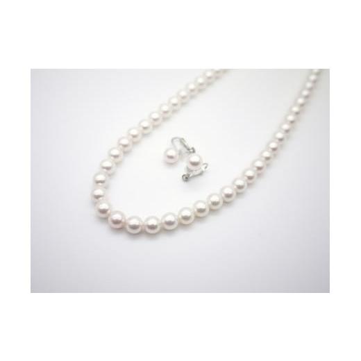 ふるさと納税 アクセサリー ネックレス 三重県 伊勢市 993　7.5-8.0mmアコヤ真珠ネックレ...