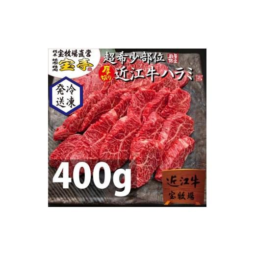 ふるさと納税 滋賀県 高島市 ◆宝牧場近江牛ハラミ焼肉400ｇ