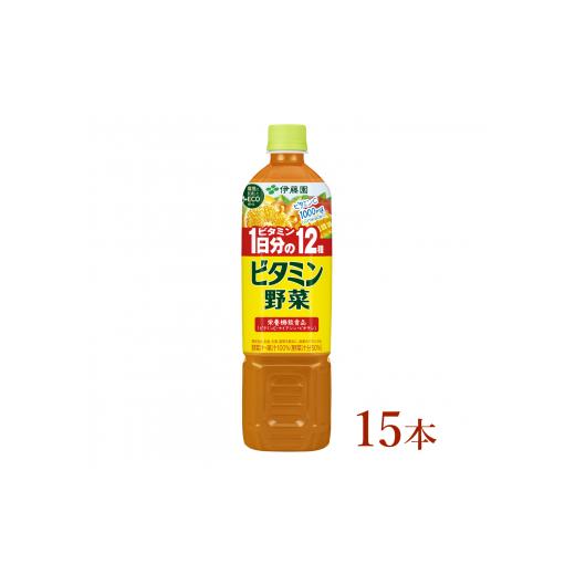 ふるさと納税 長野県 安曇野市 伊藤園　ビタミン野菜「740ｇ×15本」