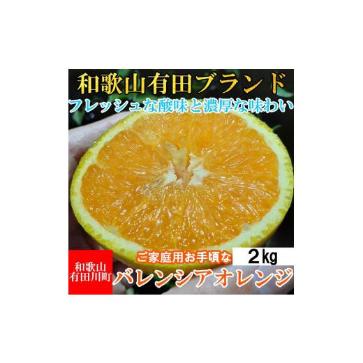 ふるさと納税 和歌山県 有田川町 【有田川町】バレンシアオレンジ 2kg バレンシア バレンシャ 和...