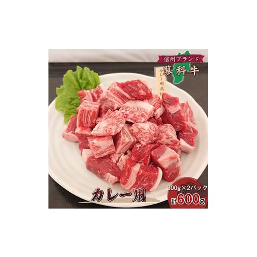 ふるさと納税 牛肉 長野県 御代田町  牛肉カレー用 信州蓼科牛の厳選部位をおまかせ600g(300...