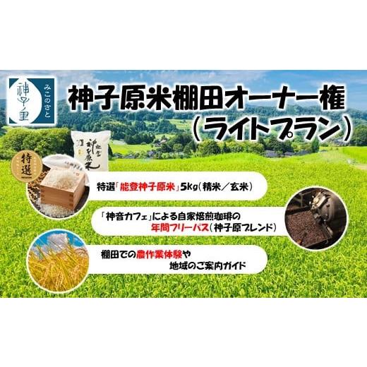 ふるさと納税 石川県 羽咋市 [G059] 【玄米をお届け】神子原米棚田オーナー権（ライトプラン） ...