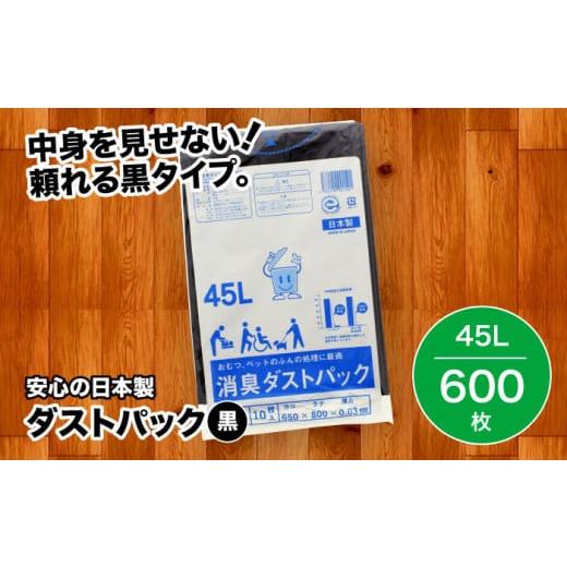 ふるさと納税 愛媛県 大洲市 袋で始めるエコな日常！地球にやさしい！ダストパック　45L　黒（10枚...