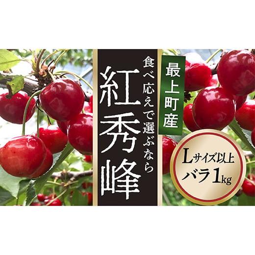 ふるさと納税 山形県 最上町 【令和6年産予約】 さくらんぼ「紅秀峰」 Lサイズ以上　バラ1kg