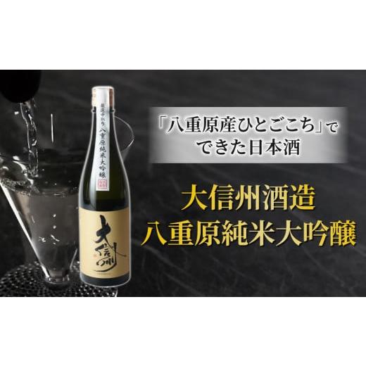 ふるさと納税 長野県 東御市 「八重原産ひとごこち」でできた日本酒！大信州酒造 八重原純米大吟醸