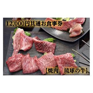 ふるさと納税 沖縄県 那覇市 【焼肉 琉球の牛】12,000円共通お食事券