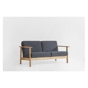 ふるさと納税 木工品・竹工品 北海道 東川町 LIMsofa_OA リムソファ（張地色：チャコール） チャコール