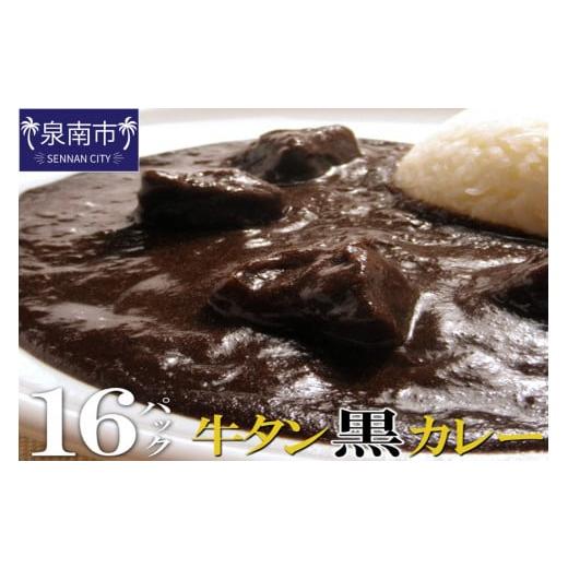 ふるさと納税 大阪府 泉南市 牛タン黒カレー（200ｇ×16パック）【069D-009】