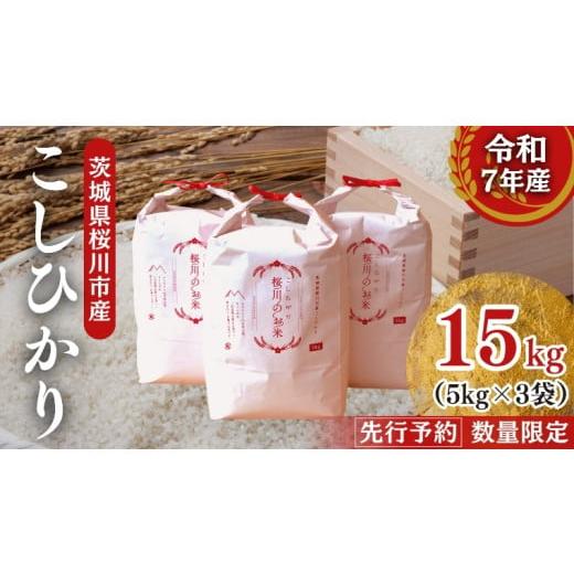 ふるさと納税 米 コシヒカリ 茨城県 桜川市  生産者支援 《令和7年産 先行予約》茨城県 桜川市産...