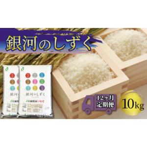 ふるさと納税 岩手県 大船渡市 米 定期便 10kg 12ヶ月 精米 一等米 銀河のしずく 岩手県産...