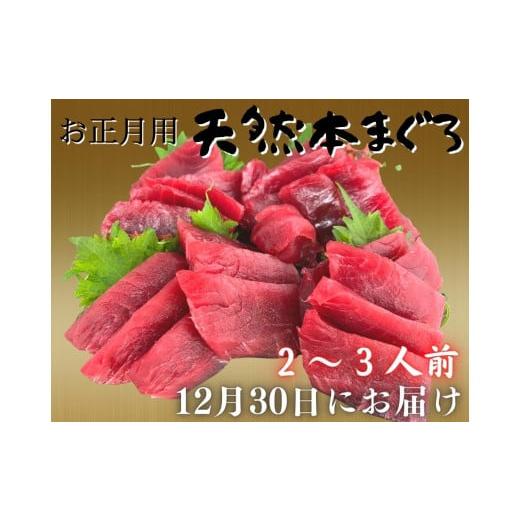 ふるさと納税 神奈川県 三浦市 B14-046 【お正月用】本まぐろ赤身2柵（12月30日にお届け）...