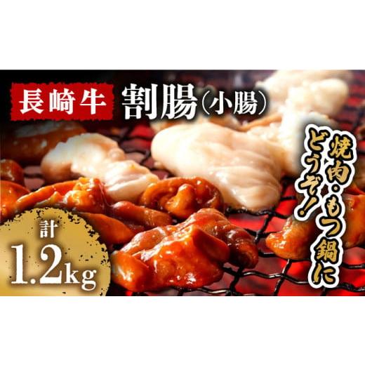 ふるさと納税 長崎県 南島原市 長崎牛 割腸（小腸） 焼肉・ホルモン 鍋 用 1.2kg  ／ ホル...