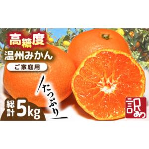 ふるさと納税 長崎県 南島原市 【2024年11月下旬〜発送】【高糖度】 温州みかん 約5kg（傷も...