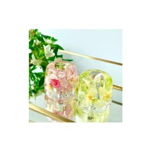 ふるさと納税 文房具・玩具 愛知県 安城市 ハーバリウムペン立て2個セット(カラーおまかせ)箱入り 1334066