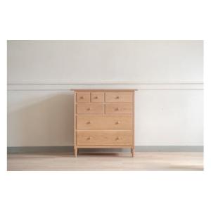 ふるさと納税 家具 タンス・チェスト 北海道 東川町 〈北の住まい設計社〉Chest 7 Drawers _MA-9228（チェスト7 ドロワーズ） 高島屋選定品 99000074