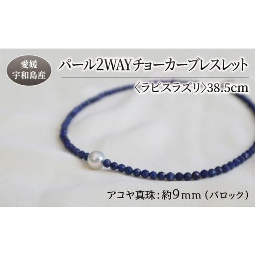 ふるさと納税 アクセサリー ブレスレット 愛媛県 宇和島市 パール 2WAY チョーカー ブレスレッ...