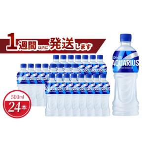 ふるさと納税 飲料類 滋賀県 守山市 アクエリアス 500mlPET（24本入） コカ・コーラ 人気 ペットボトル 飲料 スポーツ飲料 熱中症対策 ミネラル アミノ酸 クエ…