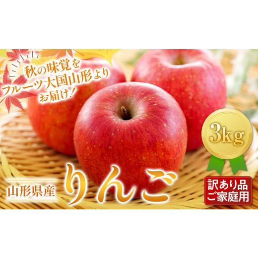ふるさと納税 りんご 山形県 西川町 《2026年先行予約》ご家庭用 山形県産 りんご 3kg 20...